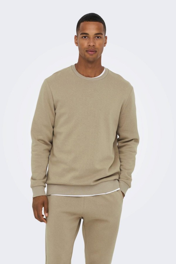 ONLY & SONS 22018683 BASIC 0 YAKA UZUN KOL SWEAT