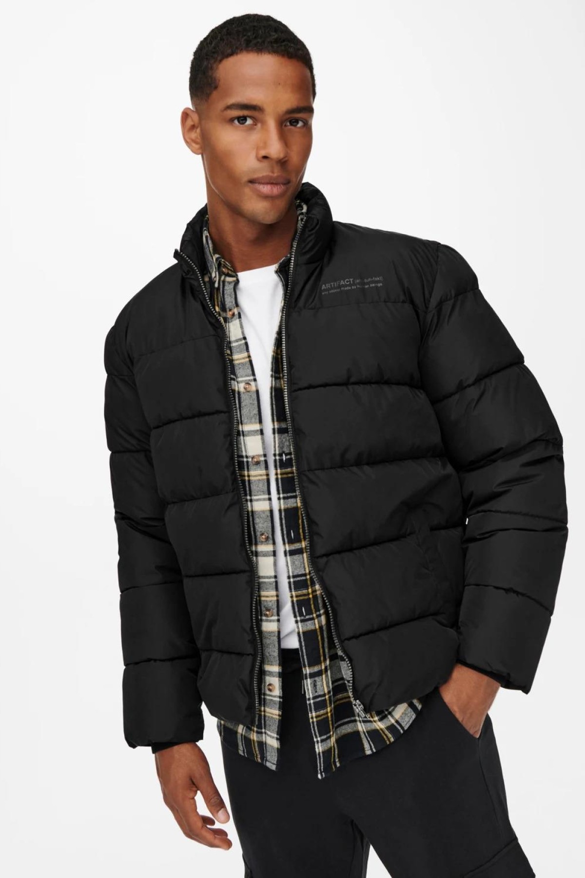 ONLY&SONS 22019345 ICI DOLGULU DIK YAKA MONT ONLY&SONS 22019345 ICI DOLGULU DIK YAKA MONT