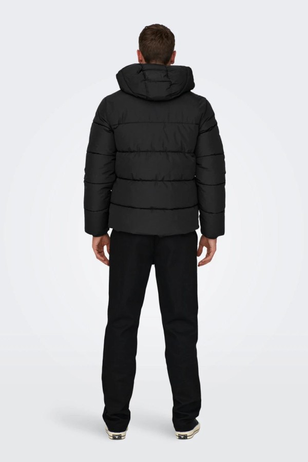 ONLY&SONS 22020857 FERMUARLI SISME KAPUSONLU MONT