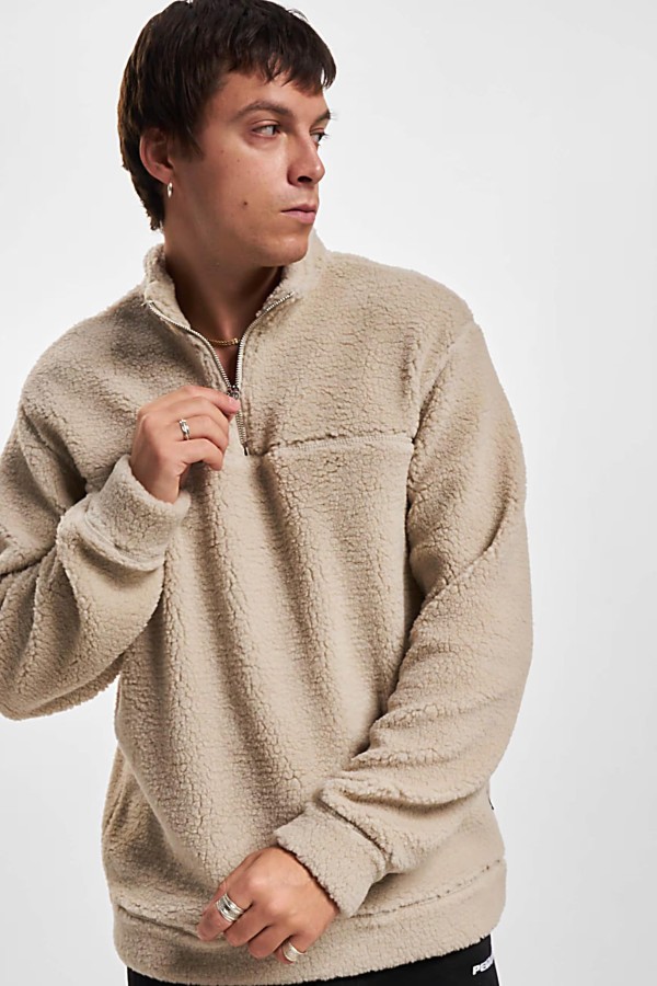 ONLY&SONS 22023645 YARI FERMUARLI PELUS SWEAT