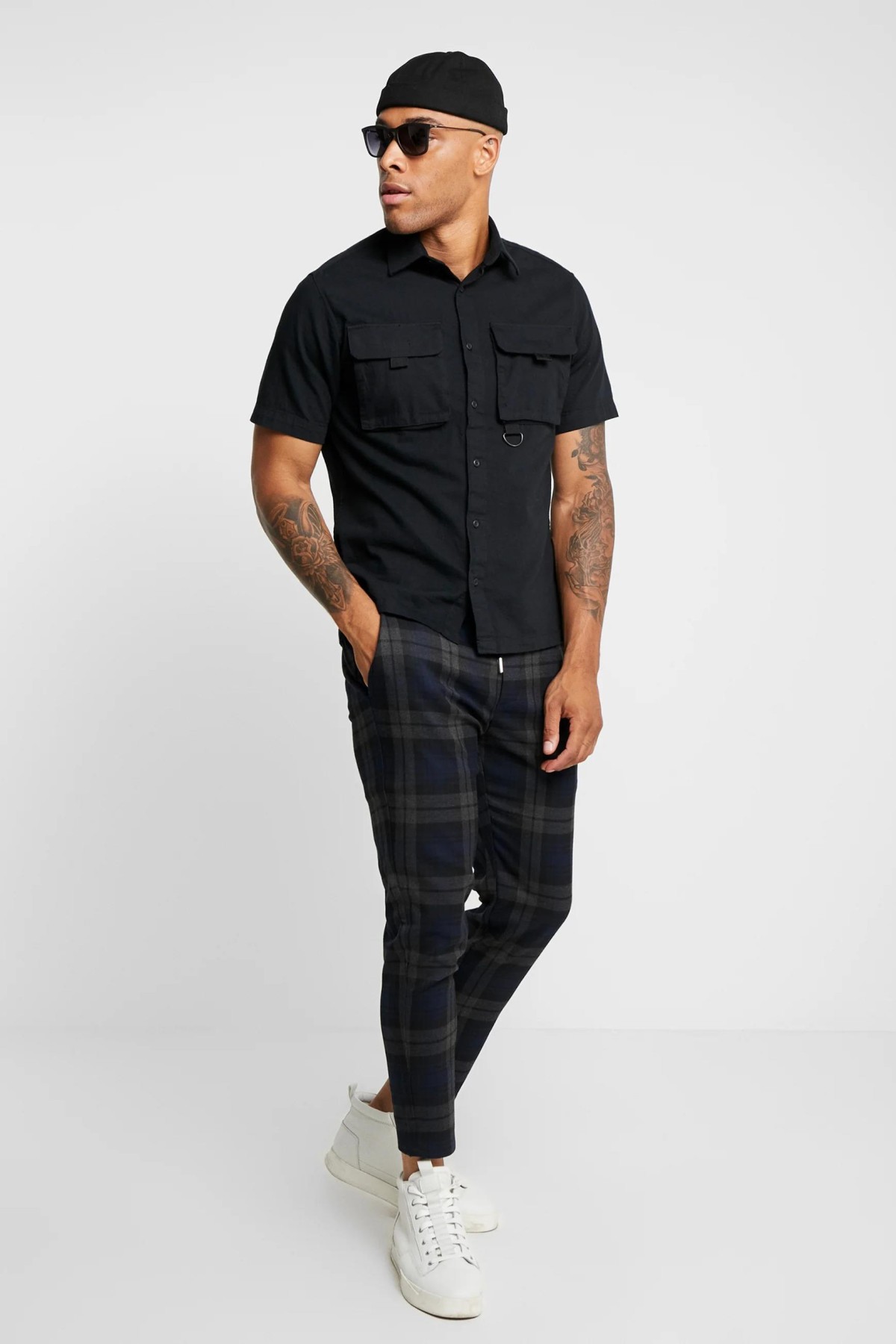 ONLY&SONS 22025193 EKOSE DESEN 3 CEP BEL BAGCIKLI LASTIKLI PANTOLON