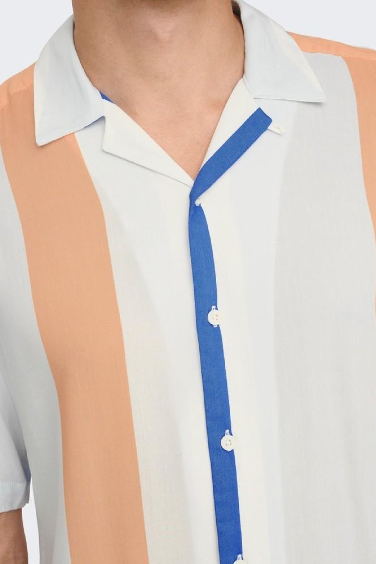 ONLY & SONS 22026100 KALIN CIZGILI KISA KOL GOMLEK ONLY & SONS 22026100 KALIN CIZGILI KISA KOL GOMLEK