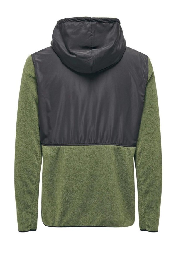 ONLY&SONS 22026190 ON FERMUARLI 2 PARCALI KAPUSONLU POLAR SWEAT
