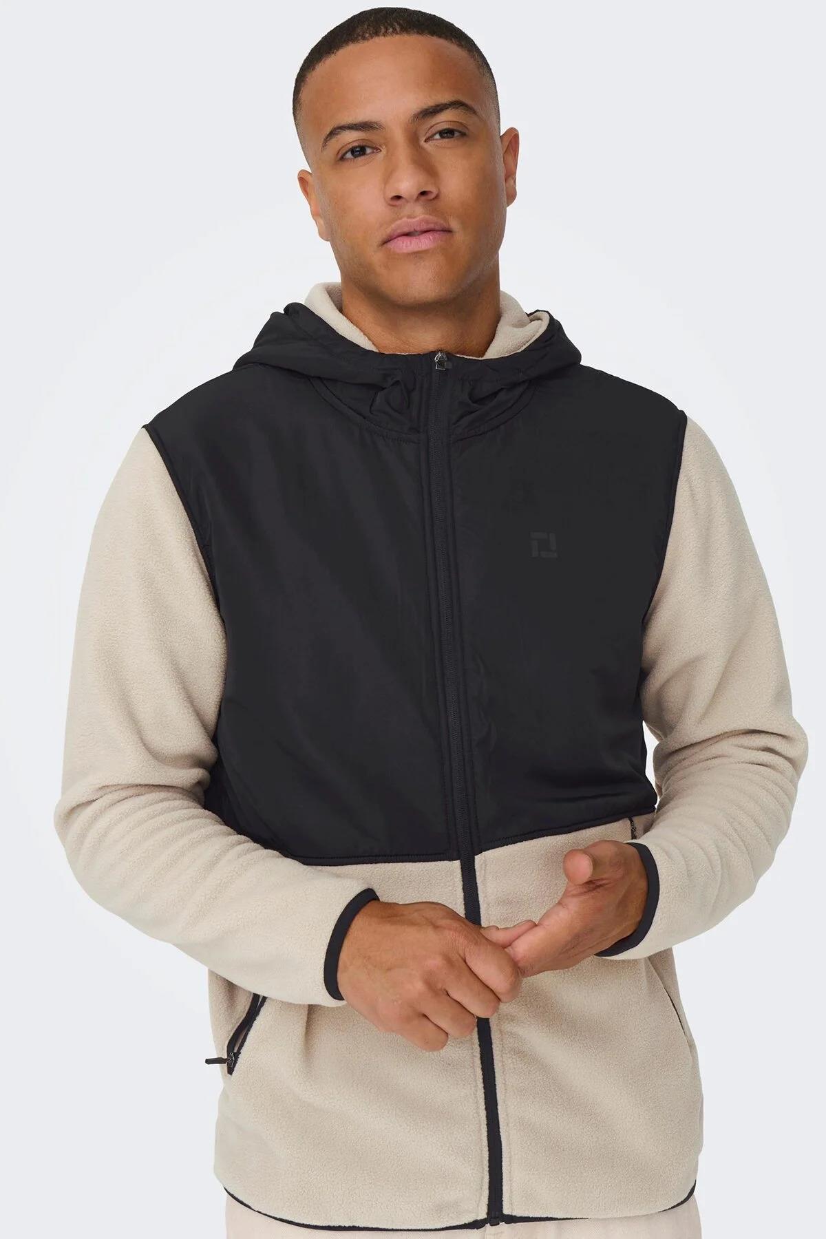 ONLY&SONS 22026190 ON FERMUARLI 2 PARCALI KAPUSONLU POLAR SWEAT ONLY&SONS 22026190 ON FERMUARLI 2 PARCALI KAPUSONLU POLAR SWEAT