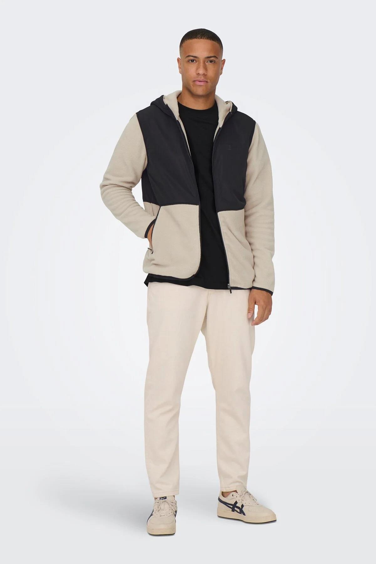 ONLY&SONS 22026190 ON FERMUARLI 2 PARCALI KAPUSONLU POLAR SWEAT ONLY&SONS 22026190 ON FERMUARLI 2 PARCALI KAPUSONLU POLAR SWEAT