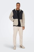 ONLY&SONS 22026190 ON FERMUARLI 2 PARCALI KAPUSONLU POLAR SWEAT
