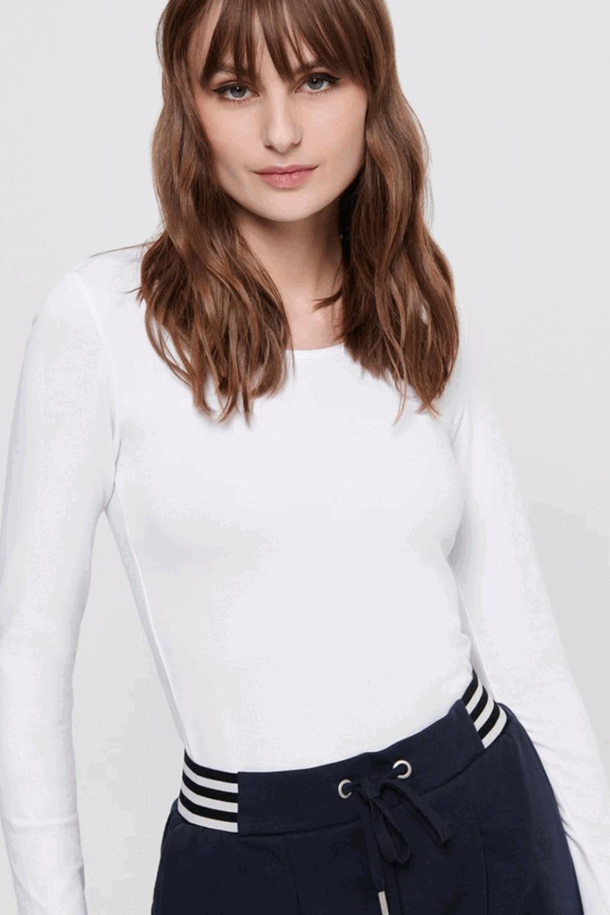 ONLY YUVARLAK YAKA UZUN KOL BASIC BODY