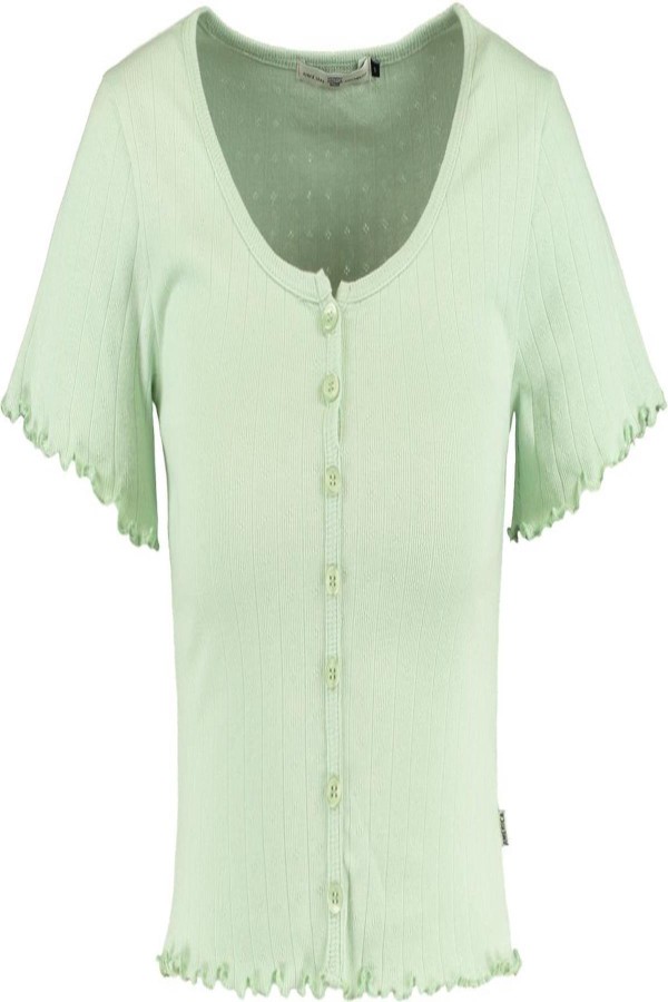 ORG MARKA  EEMIE KOL ETEK UCU FIRFIRLI 7 DUGME KISA KOL BODY