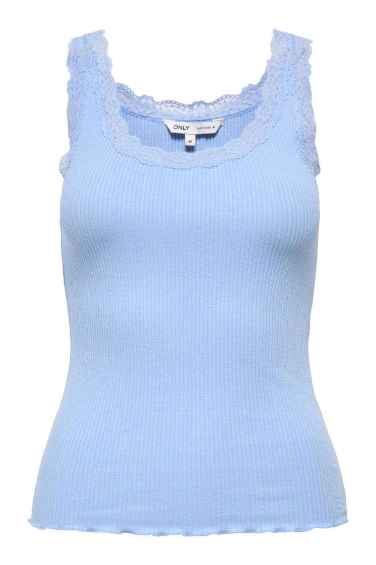 ORG MARKA STORE 15345994 KENDINDEN CIZGILI DANTEL ASKI DETAYLI TSH