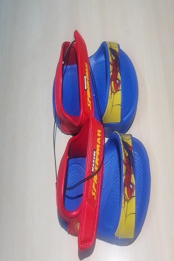 SPIDER-MAN BOW P1FX RESIM YAZILI CIRTLI SAMDALET