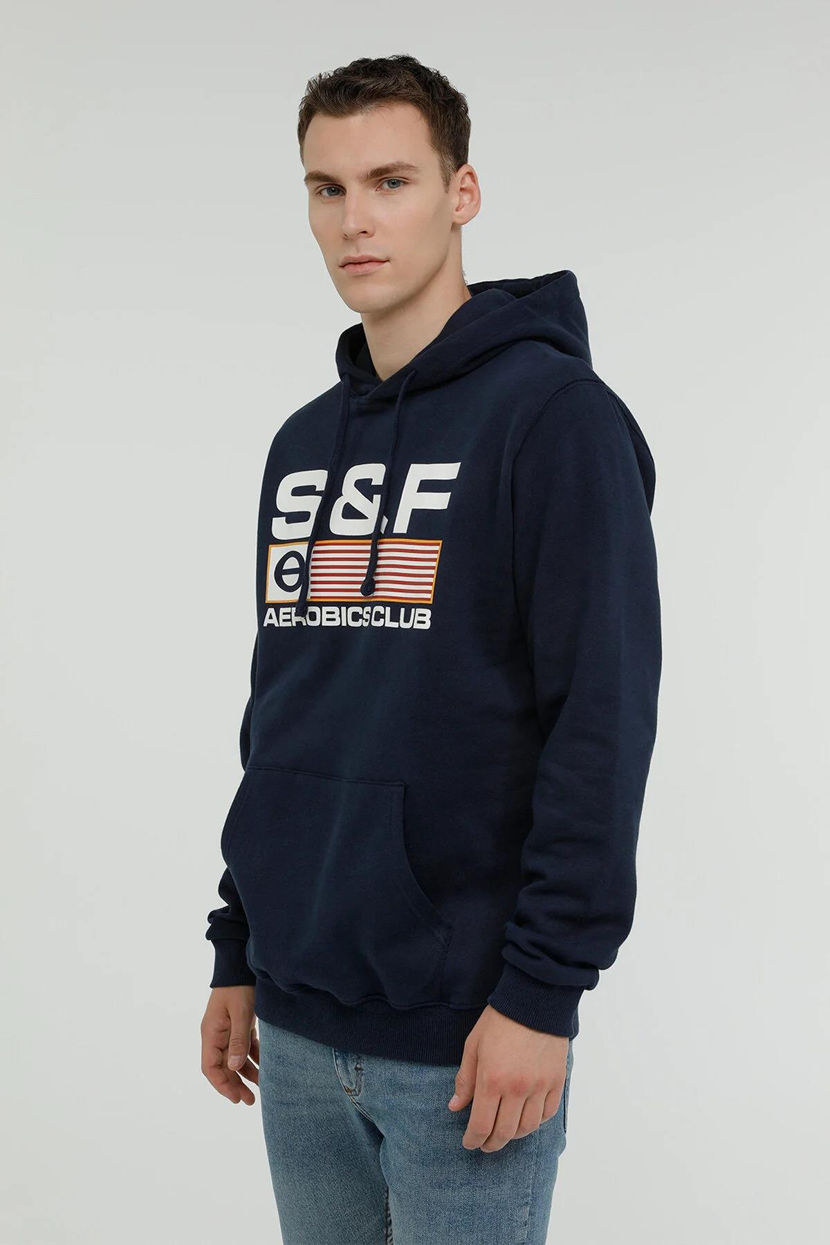 SUPERFLY 23159 S&F AEROBICS CLUB BASKI KANGURU CEP KAPSONLU  SWEATSHIRT