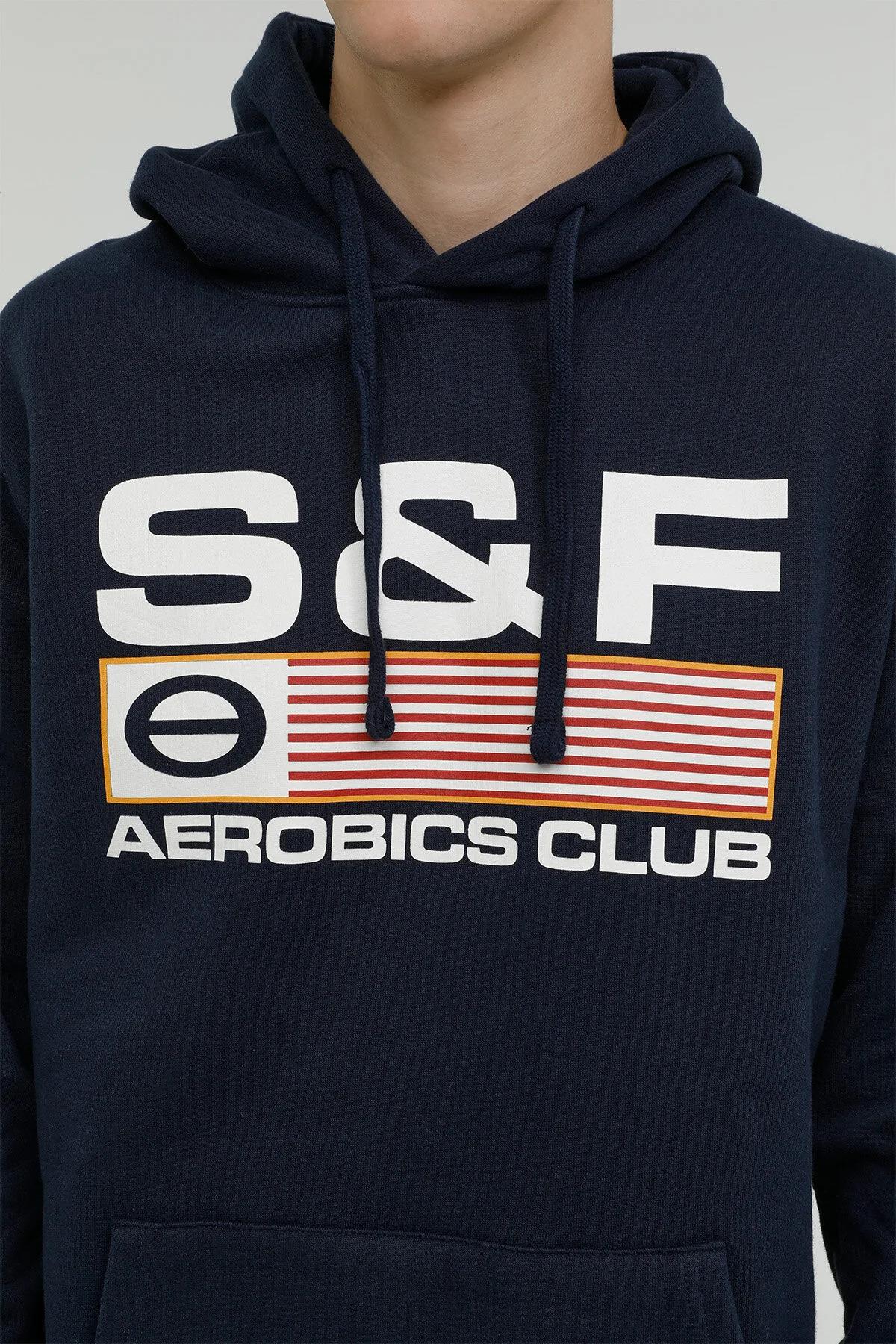 SUPERFLY 23159 S&F AEROBICS CLUB BASKI KANGURU CEP KAPSONLU  SWEATSHIRT