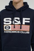 SUPERFLY 23159 S&F AEROBICS CLUB BASKI KANGURU CEP KAPSONLU  SWEATSHIRT