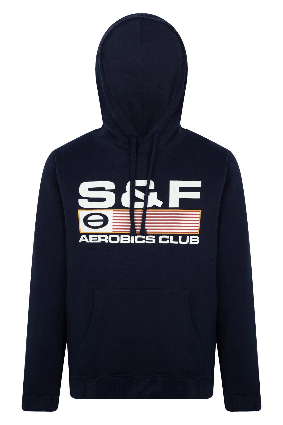 SUPERFLY 23159 S&F AEROBICS CLUB BASKI KANGURU CEP KAPSONLU  SWEATSHIRT