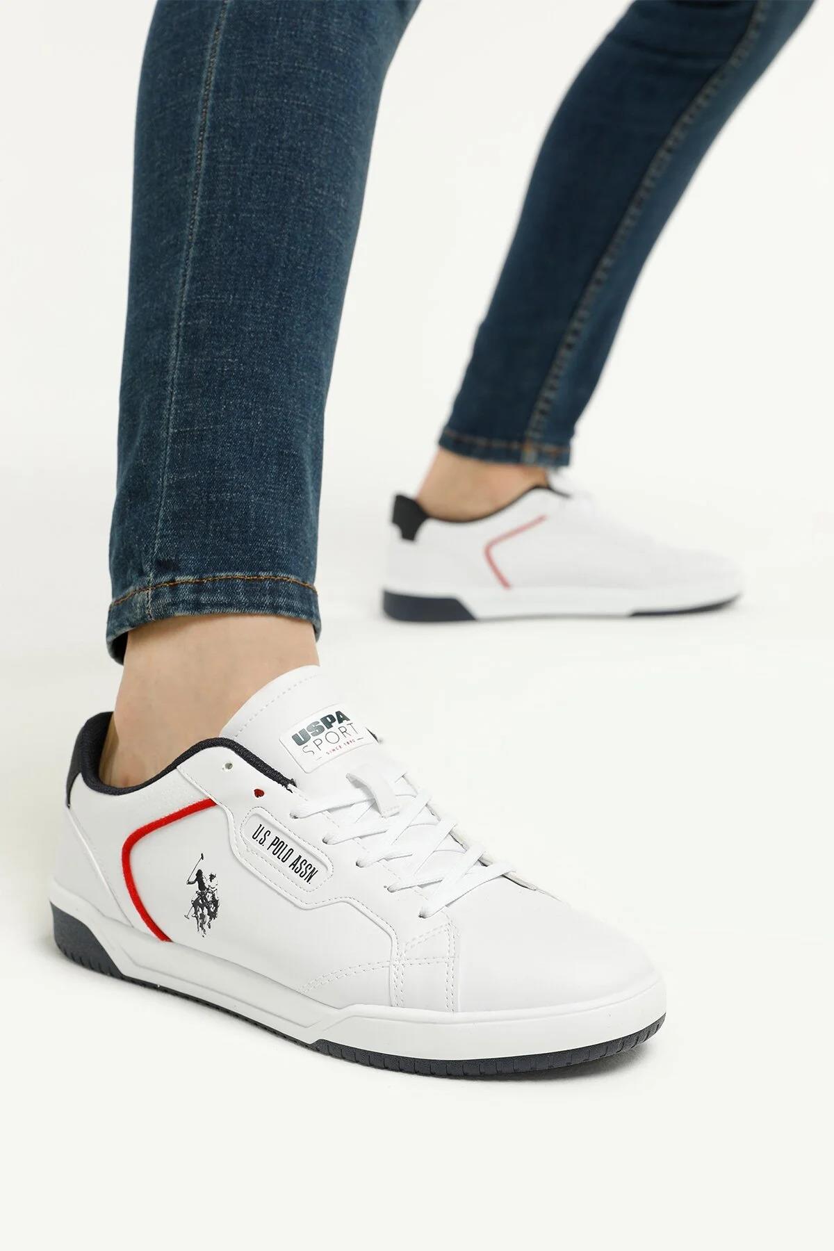 U.S POLO 2W PLANCK 2PR YANLARI FLOKLU SERIT BAGCIKLI SPOR AYAKKABI
