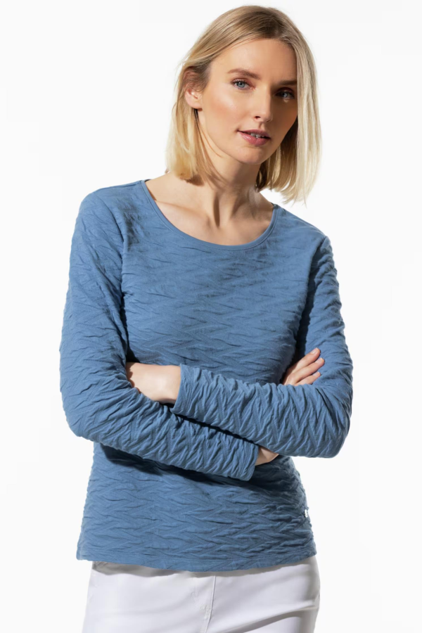 WALBUSCH 43-5865/886.882 KABARTMALI 0 YAKA  UZUN KOL TSH