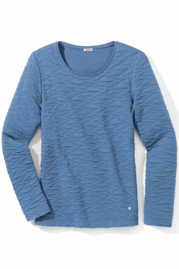 WALBUSCH 43-5865/886.882 KABARTMALI 0 YAKA  UZUN KOL TSH