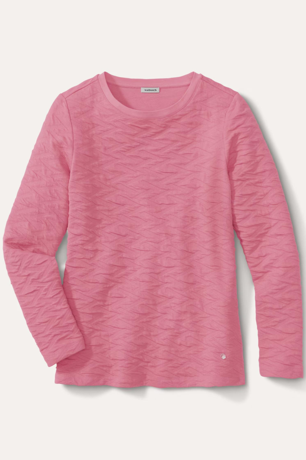 WALBUSCH 43-5865/886.882 KABARTMALI 0 YAKA  UZUN KOL TSH